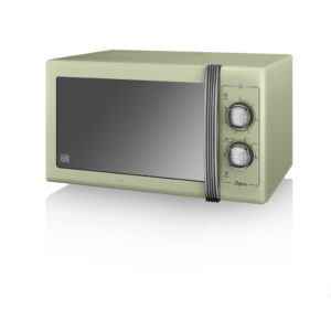 The Swan SM22070GN retro microwave